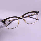 Men Square Business Titanium Acetate Glasses Frame Fashion Brand Designer Ultra-light Eyeglasses TB711 Sun Sunglasses Glasses