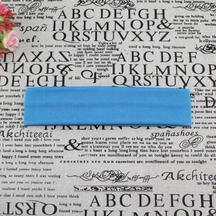 Fashion Sports Headbands for Women Solid Elastic Hair Bands Running Fitness Yoga Hair Bands Stretch Makeup Hair Accessories Hot