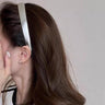 New Europe and America Elegant Gold Sliver Leather PU Hairband Headband for Women Girls Hair Bands Hair Accessories