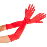 Dress Formal Women Long Gloves Opera Wedding Bridal Evening Party Glove Red White