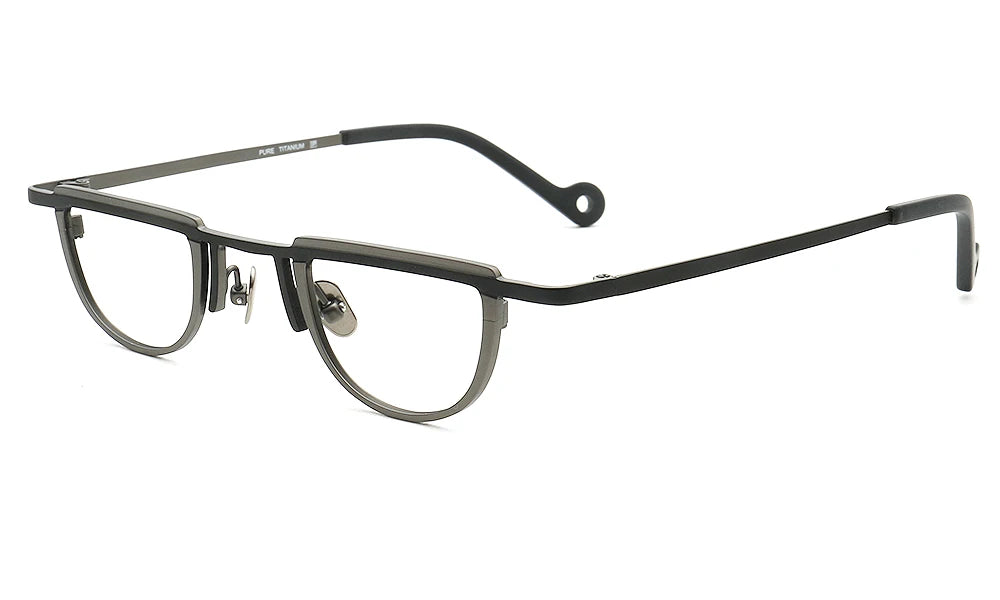 Vintage Titanium Glasses Frames for Women Light Geometric Eyeglass Men Optical Eyewear Retro Spectacles Prescription Myopia