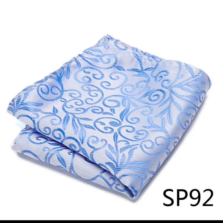 Pocket Square Handkerchief Nice Handmade Woven 100% Silk Hanky Pocket Square Printed  hombre Pink Office Clothing accessories