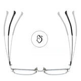 FIRADA Fashion Comfort Glasses Retro Luxury Titanium Square Eyewear Optical Prescription Eyeglasses Frame For Men Women 20363-C