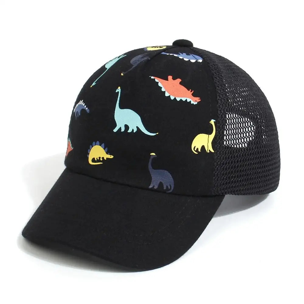 Printed Dinosaur Kids Sun Hat Toddler Baseball Hat for Baby Boys Girls Cap Age 0-5Y Sun Hat