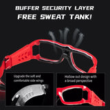 Professional Football Sports Glasses Protection Eyes Basketball Goggles Prescription Lenses Myopia Eyewear Hyperopia Teenagers.