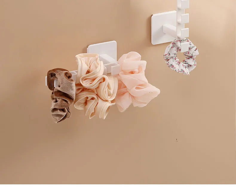 1pc wall mounted non perforated baseball cap hook, smooth and burr free, 6-hook design, multifunctional storage