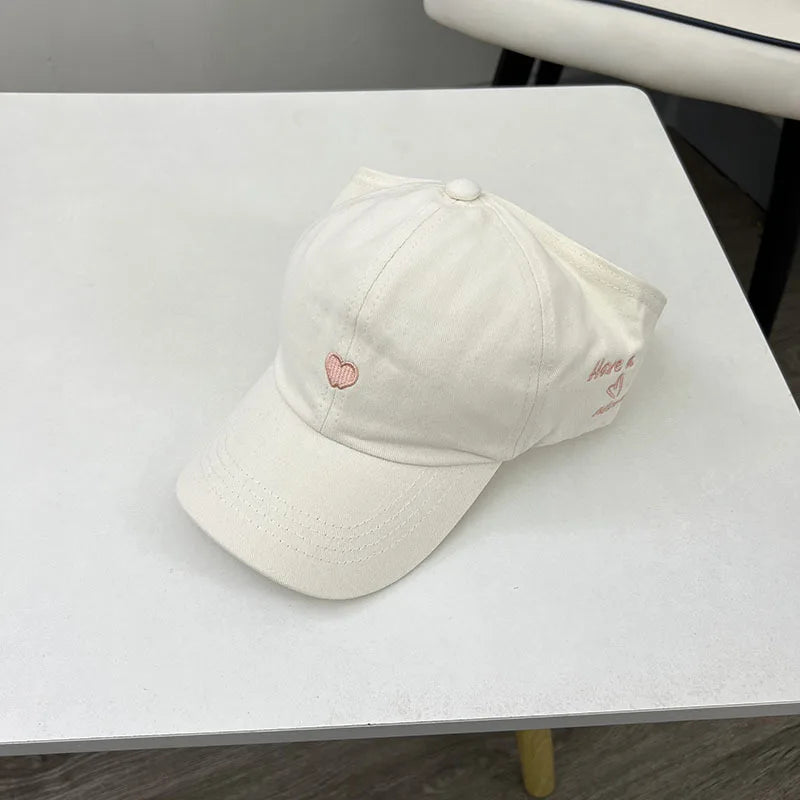 Fashion High Ponytail Kids Boy Girl Sun Hats Quick Drying Baseball Caps Adjustable Travel Caps Children Peaked Hats With Hole