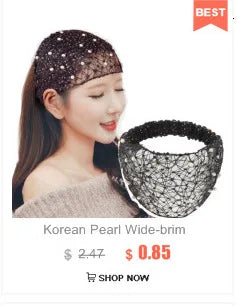 New Wide Headband for Women Ethnic Embroidery Flower Mesh Wide Edge Headbands Hibiscus Mutabilis Lace Bandaba Turban Headwear