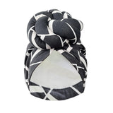 New Pre-Made Knotted Head Wrap Fashion Head Cap For Women Luxury Party Headdress Women 3D Flower Cross Turban Hat