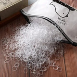 1000pcs Girls Elastic Hair Bands Nylon Rubber Band Headband Hair Accessories Kids Ponytail Holder Bands Kids Ornaments