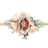 Baby Headband Flowers For Girls Cute Elastic Floral Hair Bands Newborn Toddler Headwear Nylon Headbands Kids Hair Accessories