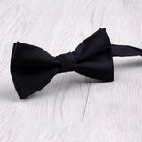 RBOCOTT Solid Bow Ties for Men Plain Party Wedding Bowtie Candy Color Bowknot Red Green Black Blue Bow TieWholesale Accessory