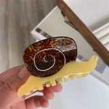 Creative Funny Acetate Sunflower Star Snail Hair Clip Claw For Women Medieval Sun Female Shark Hairpin Hair Accessories Tool