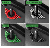 For Mini Cooper S JCW F54 F55 F56 F60 R55 R56 R60 Countryman Metal Car Door Lock Pin Wing Emblem Badge Decal