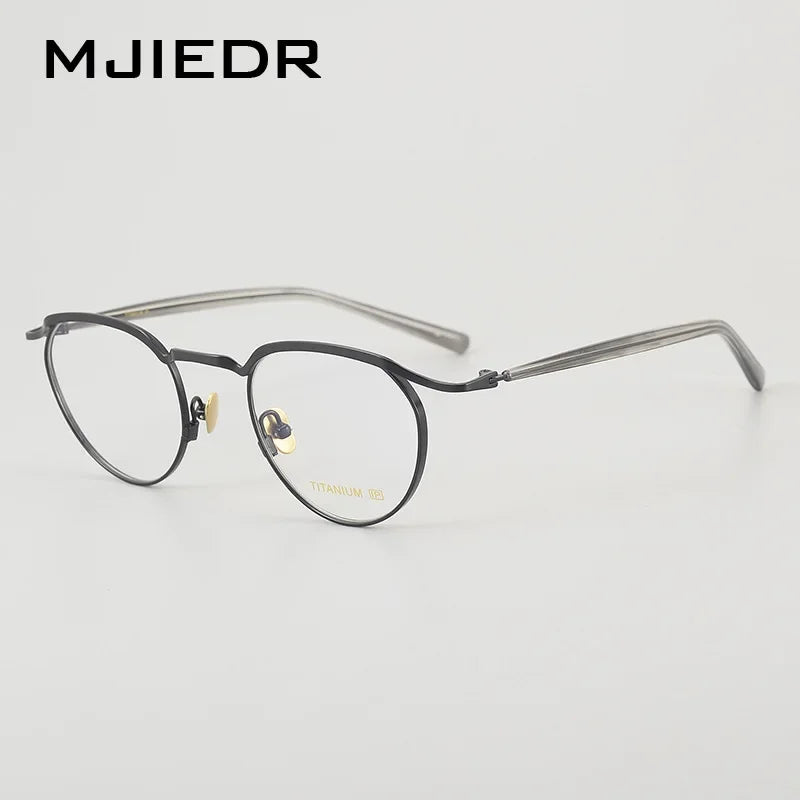 Top Quality Acetate Titanium Optical Glasses Frame Luxury Vintage Computer Eyeglasses Designer Ultra-Light  Eyewear