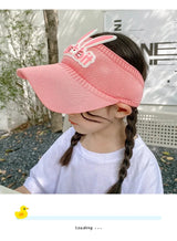 2023 New Kids Sun Hats Children Summer Visors Cute Rabbit Wings Bunny Hat Summer Hat for Kids Boys Girls Hats 3-12years Old