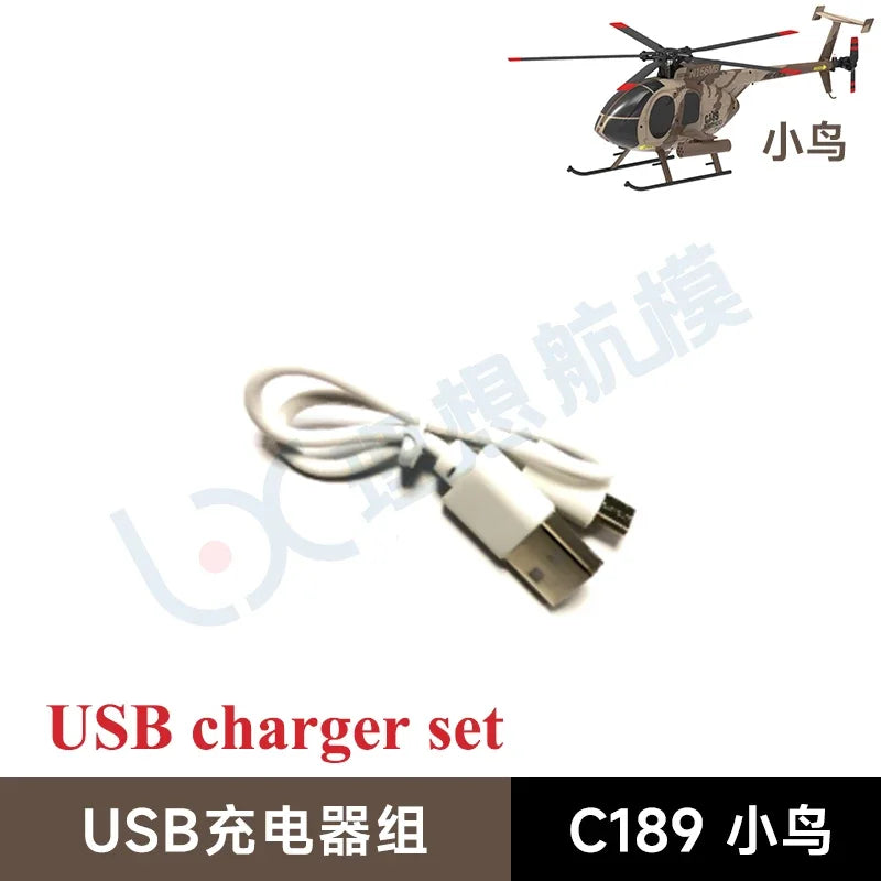C189 MD500 RC ERA Remote Control Era Bird Helicopter Simulation Helicopter Original Parts Complete Main Motor Steering Gear
