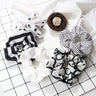 3/5PCS Black White Elastic Hair Bands for Girls Simple Basic Headband Women Rubber Band Hair Accessories Holder Scrunchies Gifts