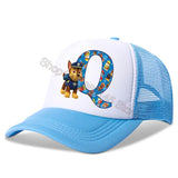 New Paw Patrol Kids Letters Baseball Caps Boys Cartoon Casuals Hat Children Sports Sun Hat Adjustable Peaked Cap Birthday Gifts