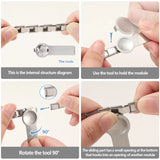 Youvelst Christmas Charm Snowflake Hat Bells Cane Italian Charm Links Fit 9mm Bracelet Stainless Steel DIY Jewelry Making