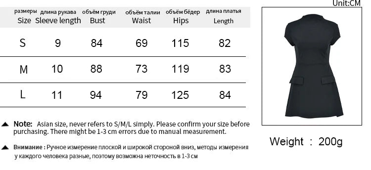 Sexy A-Line Women Dresses Summer Fashion Short Sleeve Black Slim Mini Dress Casual Streetwear Clubwear Elegant Lady Party Dress