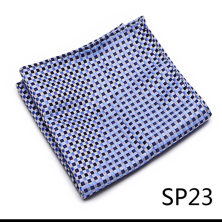 High Grade 2023 New Style Hot sale Silk Handkerchief Black Suit Accessories Solid Men Abraham Lincoln's birthday Pocket Square