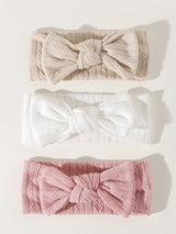 3pcs/set Knit Baby Headbands Bow Elastic Soft Headbands for Baby Girl Children Turban Infant Kids Hair Accessories HB292