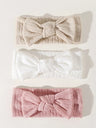 3pcs/set Knit Baby Headbands Bow Elastic Soft Headbands for Baby Girl Children Turban Infant Kids Hair Accessories HB292