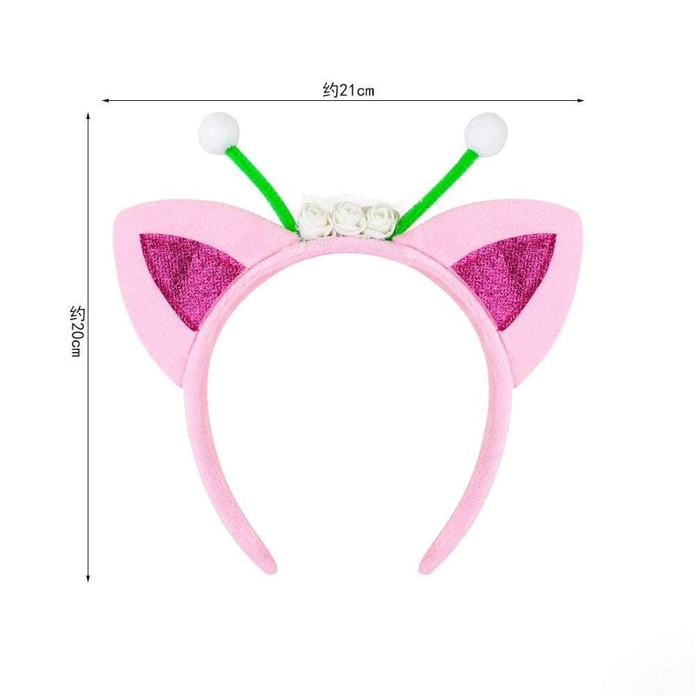 Creative Cartoon Gabby Dollhouse Headbands Children Fashion Headwear Girls Cute Sweet Headdres Creative Cosplay Accessories Gift