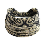 Women Hair Bands Headband Bohemian Sports Run Bandage Elastic Girl Wide Headband Print Wide Headwrap Headpiece Hairband Ladies