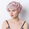 Large 100 Silk Sleeping Cap For Women Hair Bonnets Head Cover Hair Loss Hats Luxury Silk Bonnets Night Hair Wrap Mulberry Silk