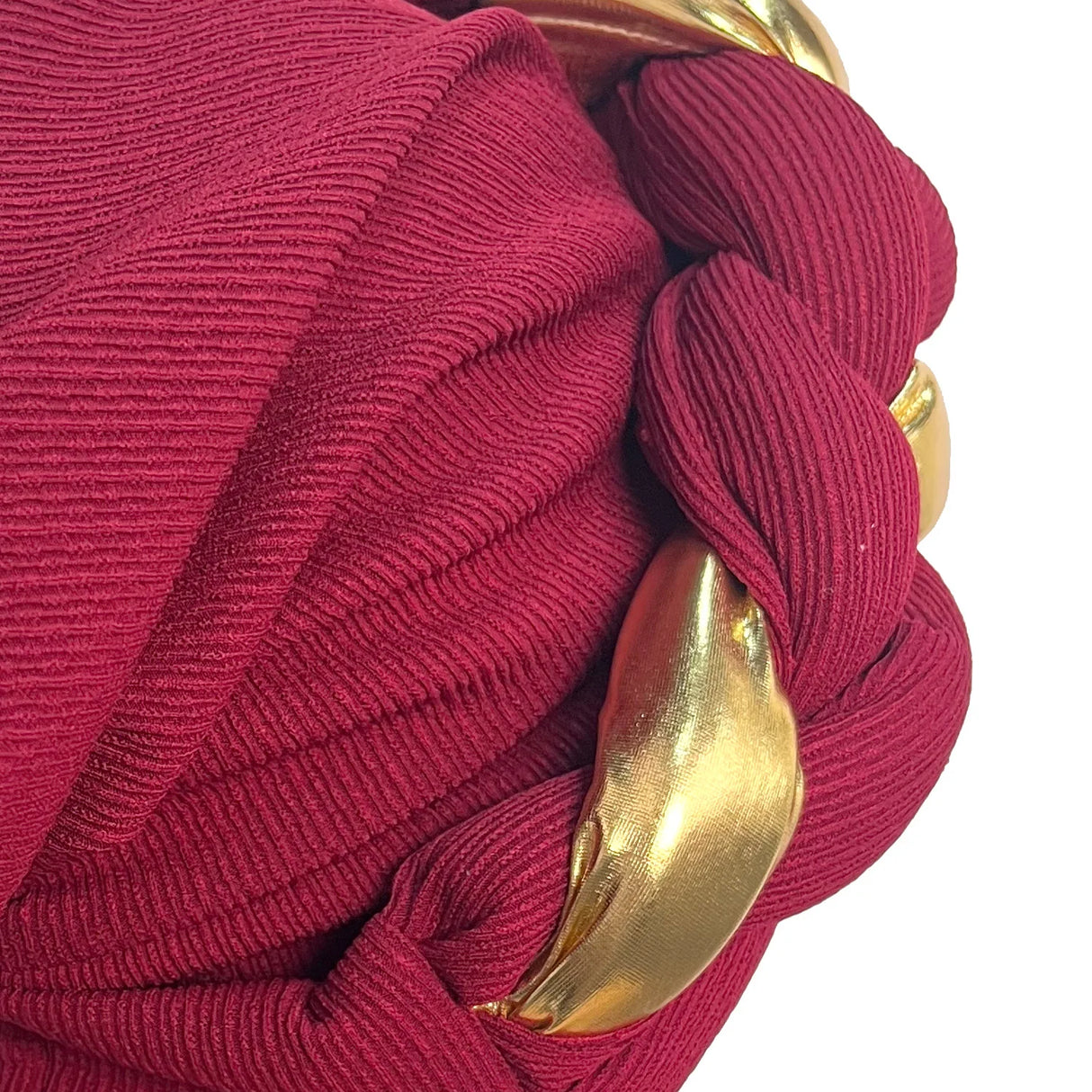 2024 New African Women Pleated Beanie Headwrap Hat Hair Accessories Arab Wrapped Muslim Hijab Turban Cap Female