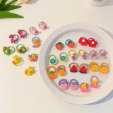 Hair Accessories Girls Bands Bandeau Cheveux Scrunchies Elastic Fille Korean Haarband Rubber Brown Children Gomas Gift Kids