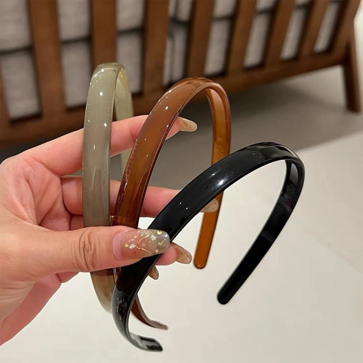 Jelly Color Headbands For Women Girls Headband With Tooth Anti-slip Hairband Hair Accessories For Hair Head Hoop