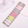 10Pcs/set 2.2'' Printed Embroidery Waterdrop Shape Hair Clips For Cute Girls BB Hairpin Barrettes Headwear Kids Hair Accessories