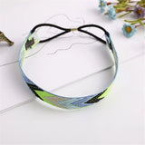 Men's Bohemian Elastic Hair Band Colorful Sport Headband Handmade Woven Hair Ties Hair Accessories for Women Men