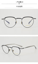 Top Quality Acetate Titanium Optical Glasses Frame Luxury Vintage Computer Eyeglasses Designer Ultra-Light  Eyewear