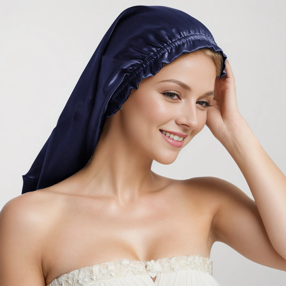 Unisex Elastic Bonnet Long Hair Sock Dreadlock Braids Cap Sleep Hats Head Wrap Turban Night Cap Hair Care Nightcap for Women Men