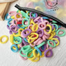 50/100Pcs Colorful Basic Nylon Ealstic Hair Ties for Girls Ponytail Hold Scrunchie Rubber Band Kid Fashion Hair Accessories