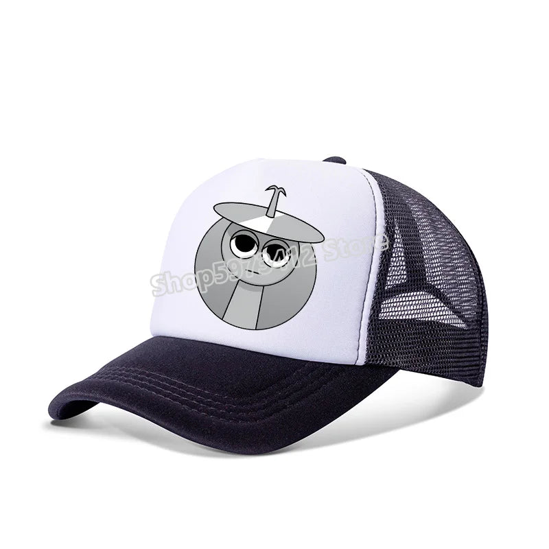 Sprunki Kids Baseball Caps Boys Casuals Hat Game Incredibox Children Sports Sun Hat Adjustable Peaked Cap Bonnet Birthday Gifts