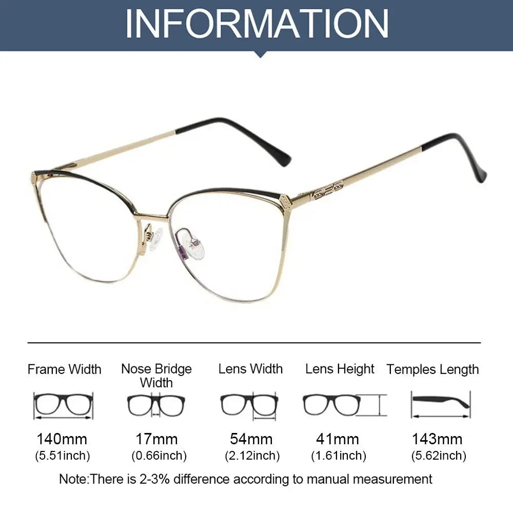 Blue Light Blocking Women Designers Eyeglasses Optical Spectacle Computer Eye Protection Glass Fashion Eyewear
