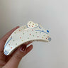 Fun Acetic Puppy Hair Clip Spotted Dog Rhinestone Shark Clip Cute Cartoon Animal Grab Clip Hairpin Women Hair Accessories Gifts