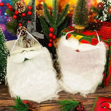 Funny Santa Beard Costume White Beard Christmas Santa Claus Beard Costume Accessories for Boys and Adults Disguise Santa