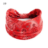 Women Hair Bands Headband Bohemian Sports Run Bandage Elastic Girl Wide Headband Print Wide Headwrap Headpiece Hairband Ladies