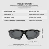 Cycling Glasses For Men's Women Men Outdoor Sports Bicycle Sunglasses MTB Road Goggles Eyewear 5 Lens Bike Equipment Driving