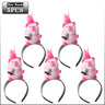 5PCS Headband Cartoon Mouse Hairband New Cartoon Plush Doll Headband French Wide-brim Hairpin Photo Headwear Creative Girl Gift