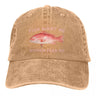 Fish Want Me Women Fear Me Classic Baseball Cap Men Hats Women Visor Protection Snapback Animal Caps