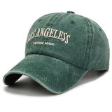 New green baseball cap female street wash letter thorn soft top embroidered duck hat male spring summer visor hat