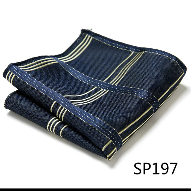 Pocket Square Handkerchief Nice Handmade Woven 100% Silk Hanky Pocket Square Printed  hombre Pink Office Clothing accessories