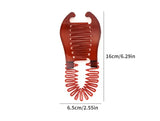 1pcs Elastics Hair Braider Banana Clip Black Scorpion Shaped Hair HoldingHairpin  Ponytail Rubber Bands Hair Accessories Salon